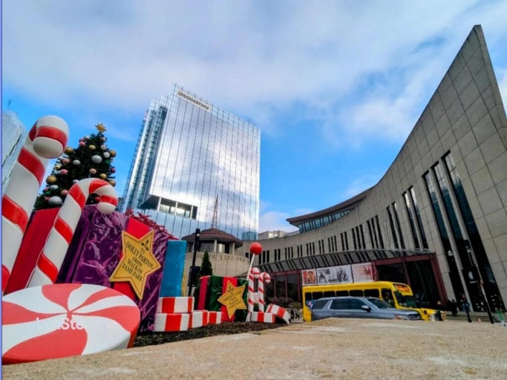 Exterior of the Country Music Hall of Fame and Museum in downtown Nashville
