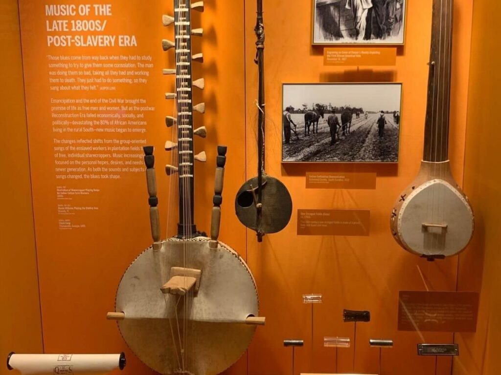 Interactive exhibit inside the National Museum of African American Music in Nashville