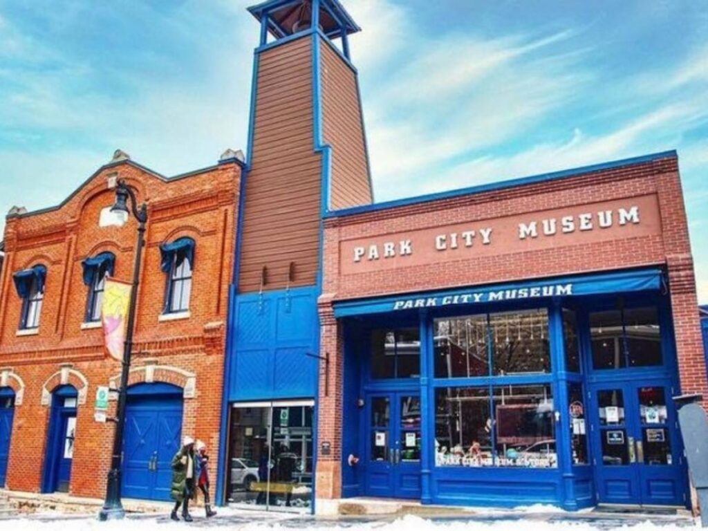 Exterior of the Park City Museum on Main Street