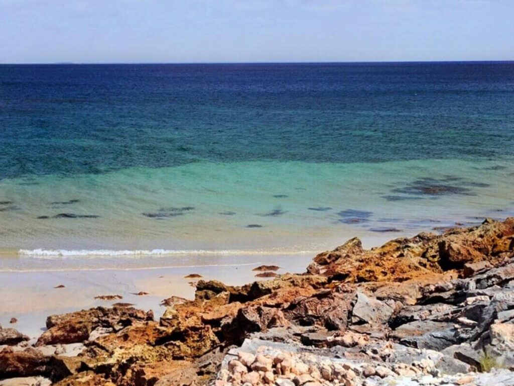 Early morning sunlight over sand dunes and sea oats at American Beach, Amelia Island
