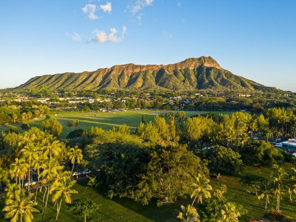 Diamond Head Crater in Oahu