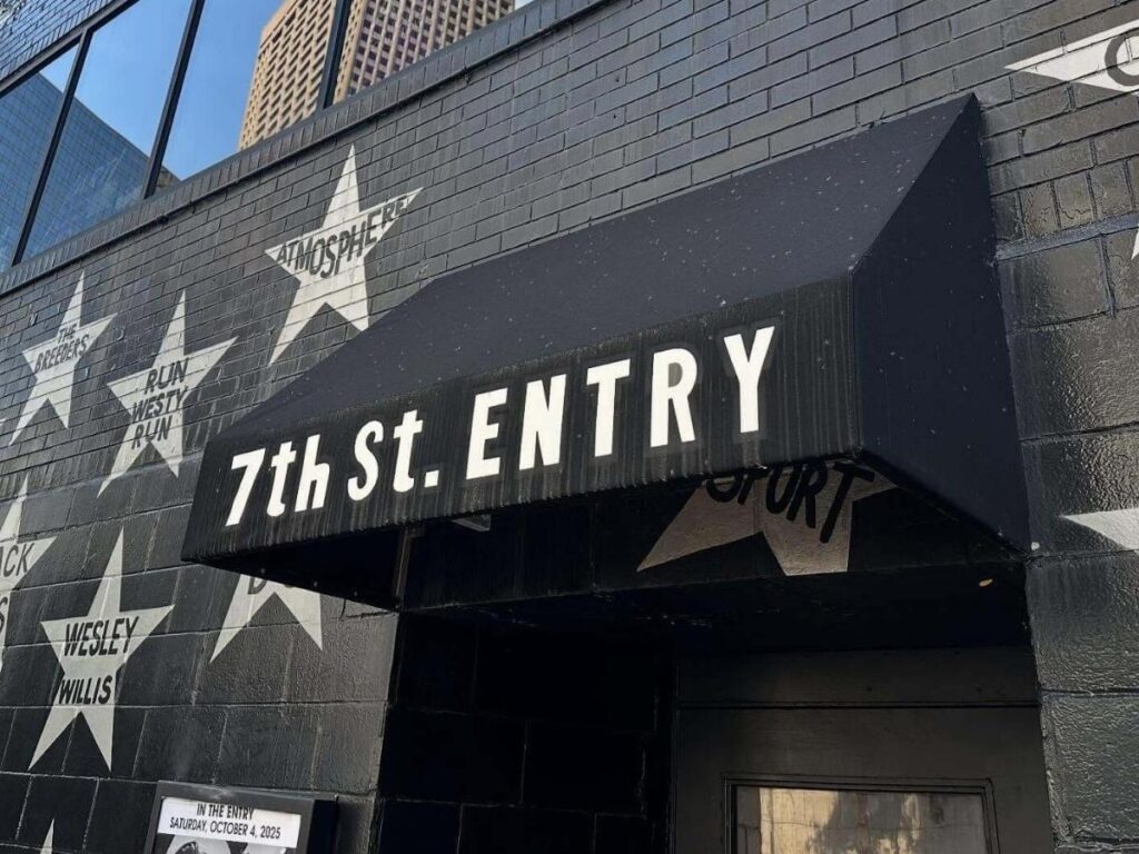 Exterior of First Avenue music venue in Minneapolis