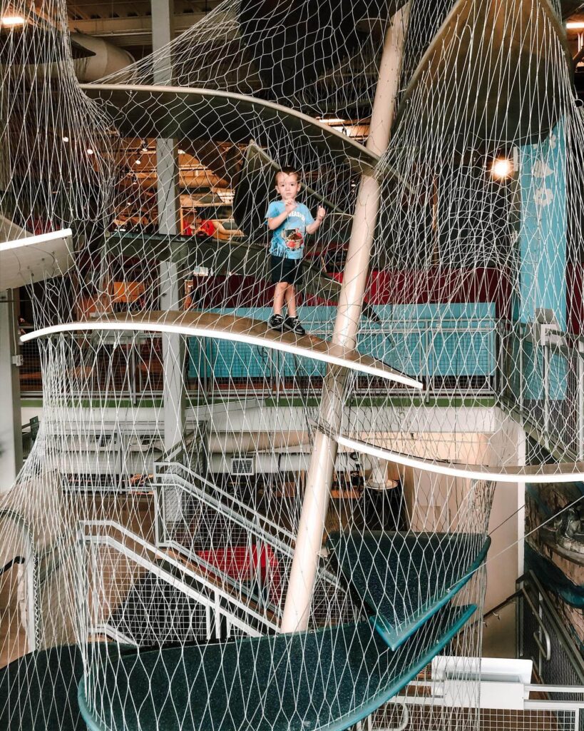 Interactive play area with children at Glazer Children’s Museum in downtown Tampa