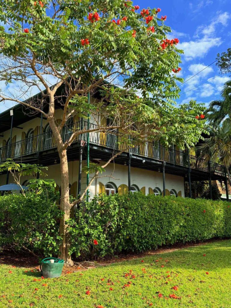 Ernest Hemingway Home and garden in Key West