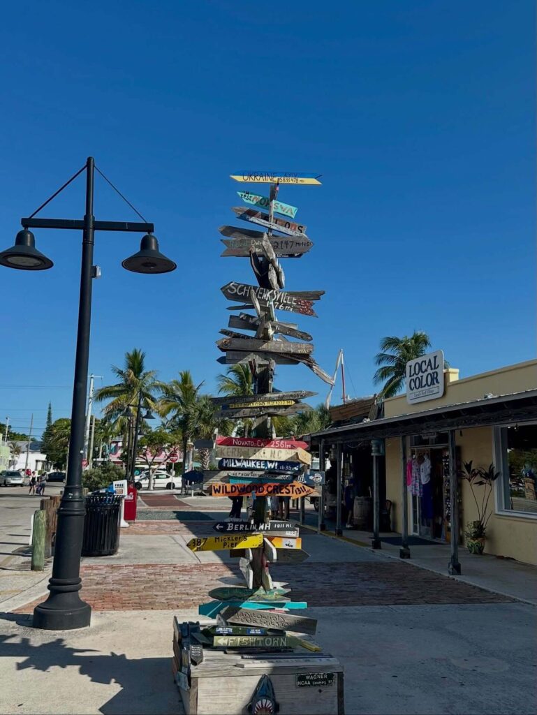 Relaxing by the water in Key West with calm atmosphere