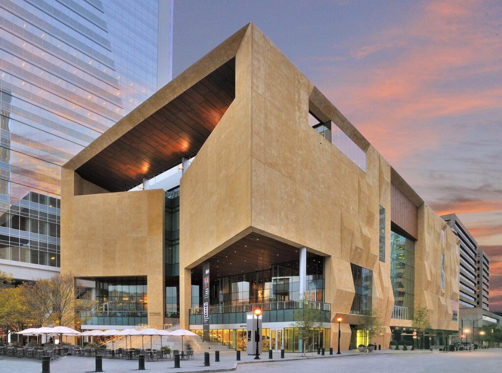 Mint Museum Uptown building in Charlotte North Carolina