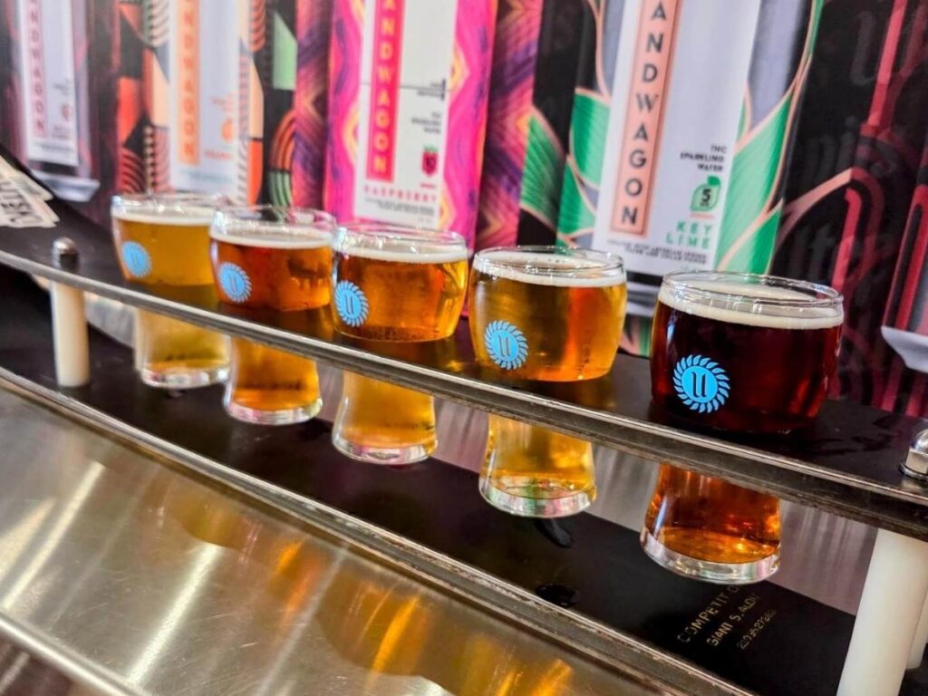 Casual evening at a brewery in Northeast Minneapolis