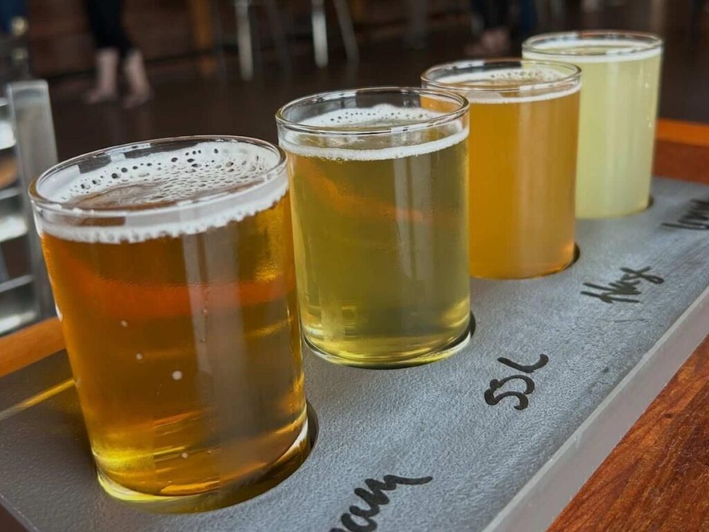 Interior of a laid-back brewery in Northeast Minneapolis