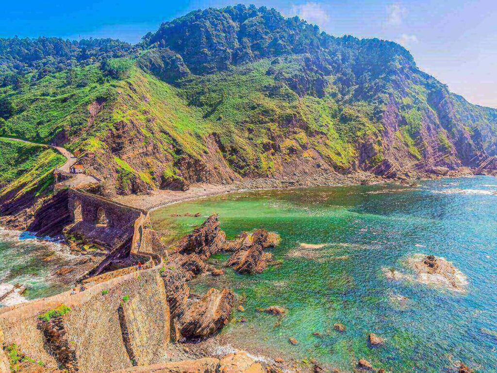 Calm evening over the water in the San Juan Islands