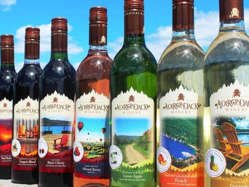 Adirondack Winery in Lake George Village during a relaxed evening visit