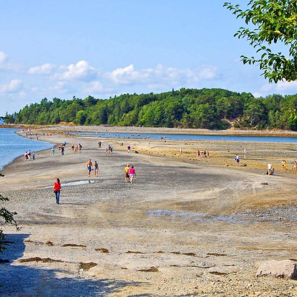 Bar Island Land Bridge