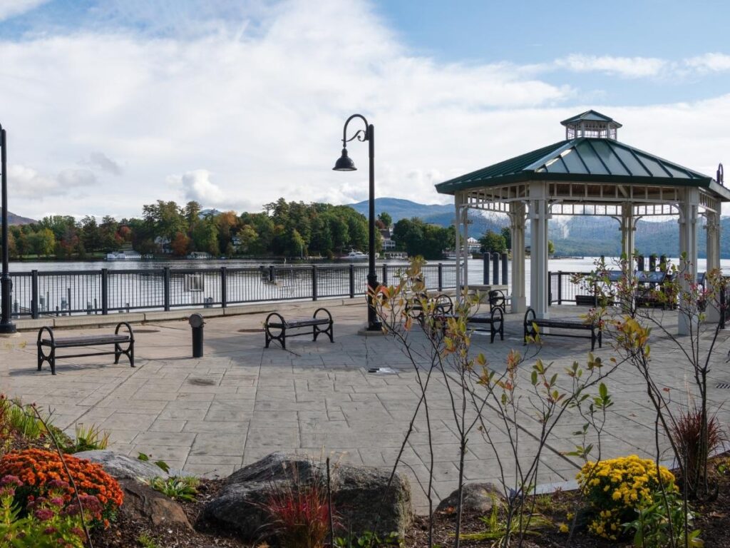 Bolton Landing waterfront on Lake George during a relaxed daytime visit