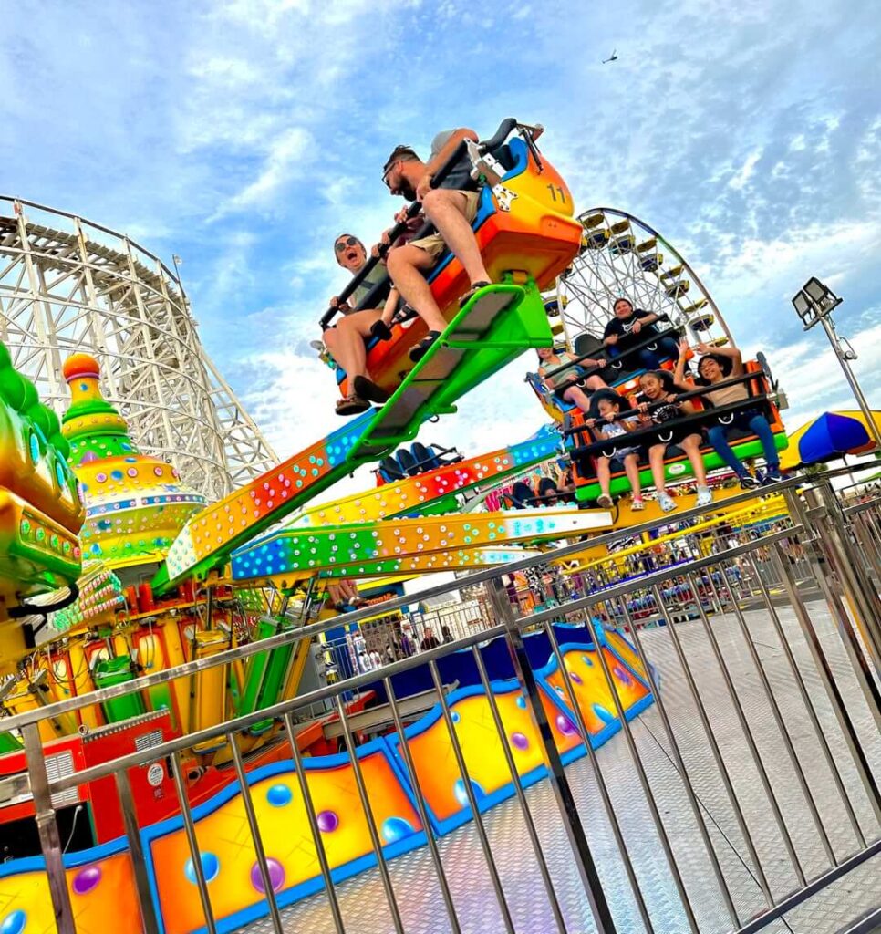 Roller coaster at Family Kingdom
