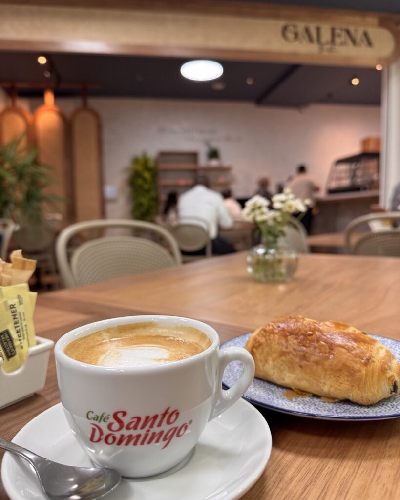Coffee and pastry at a local café in Galena Illinois