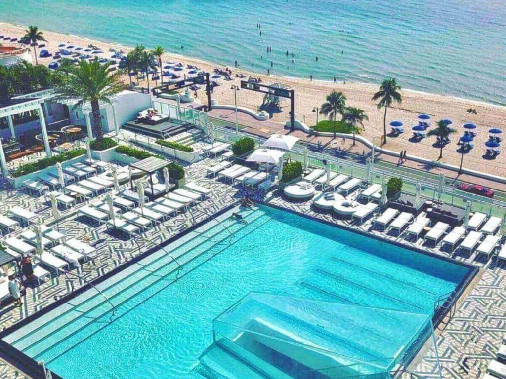 Luxury beachfront resort at Harbor Beach in Fort Lauderdale