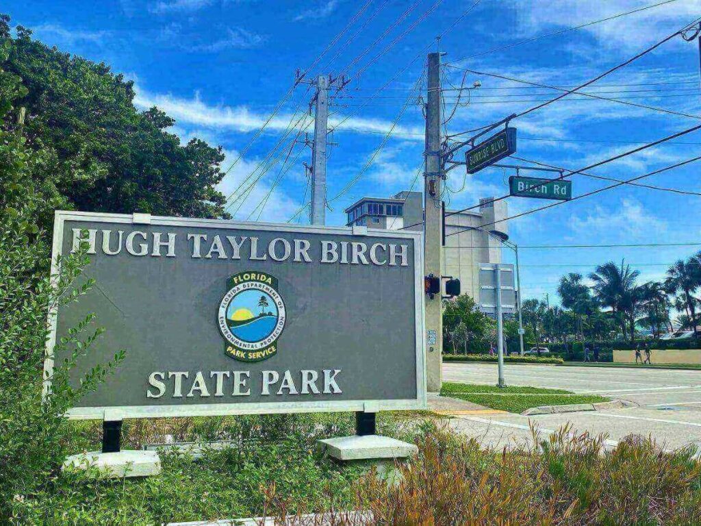 Shaded walking trail at Hugh Taylor Birch State Park.