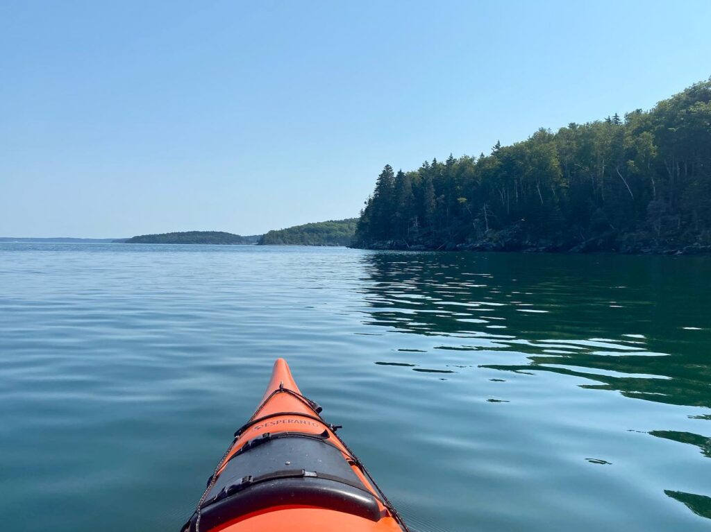 Kayaking at Bar Harbor