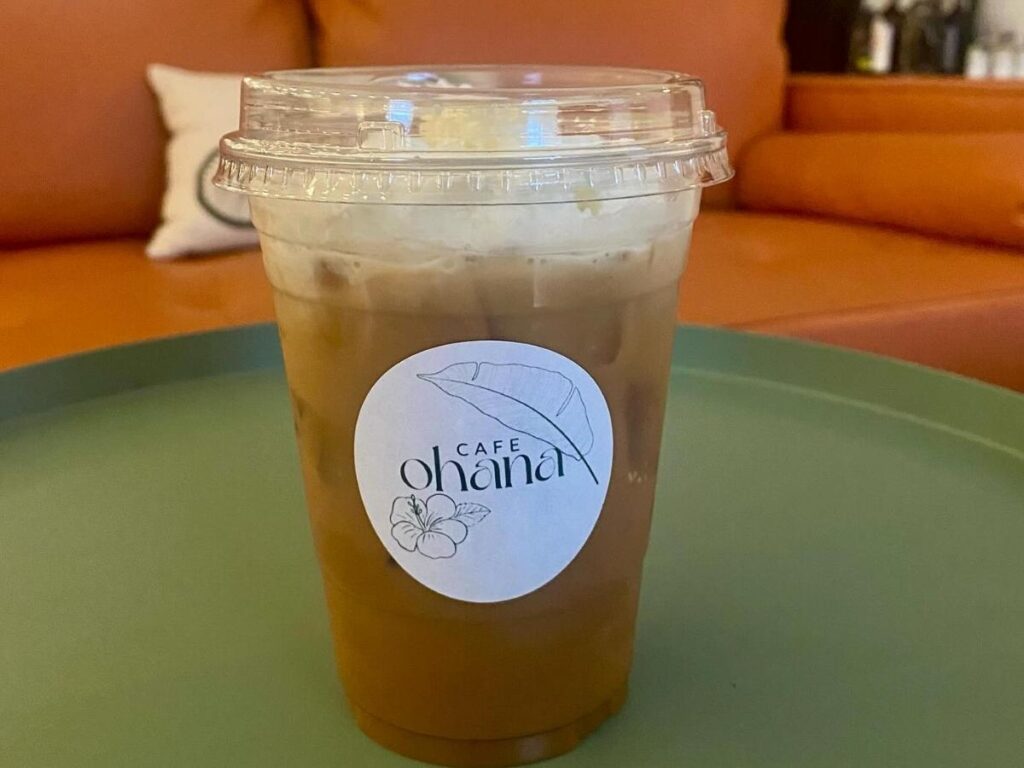 Coffee shop in Leavenworth on a quiet morning before the town gets busy