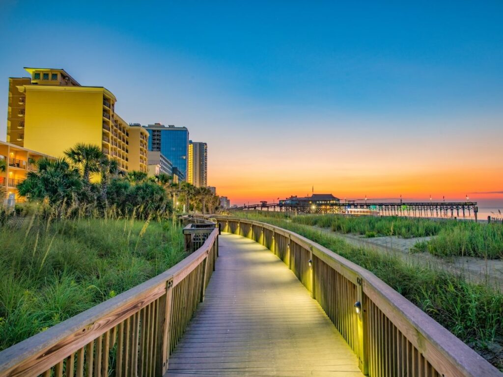 Early morning on Myrtle Beach