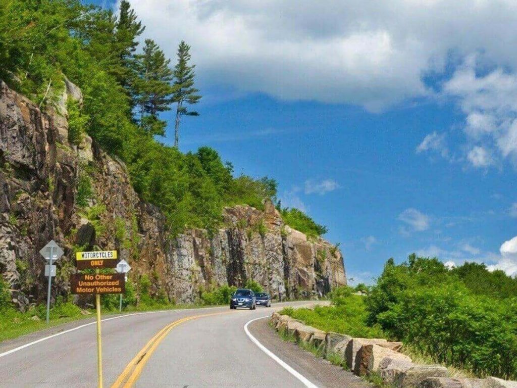 Late afternoon light over Lake George from Prospect Mountain viewpoint
