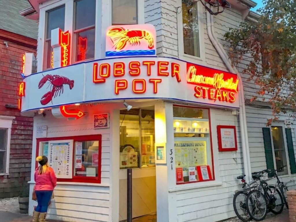 Early morning walk along the water in Provincetown with empty streets and soft light