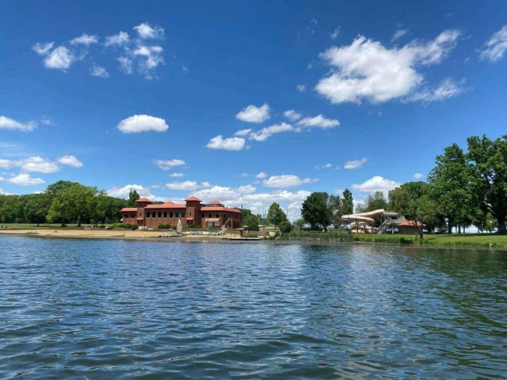 Quiet shoreline along northern Lake George with fewer crowds and calm water