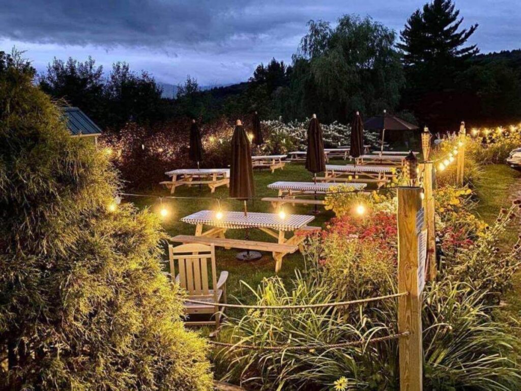 Scenic outdoor views near Stowe, Vermont 