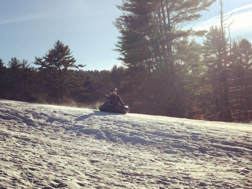 Slow afternoon in Stowe, Vermont with time to relax outdoors