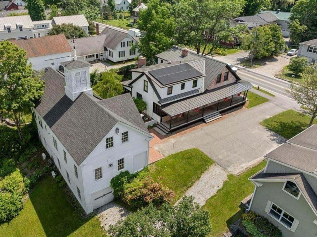 Early morning in Stowe, Vermont before the town gets busy