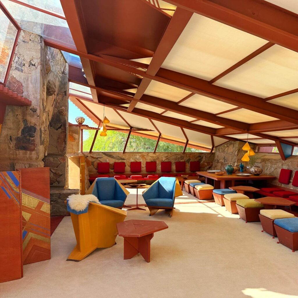Taliesin West, Frank Lloyd Wright’s desert home and architecture school in Scottsdale.