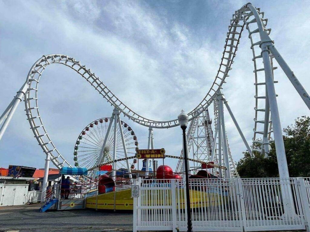 lassic amusement rides at Trimper Rides on the Ocean City Boardwalk