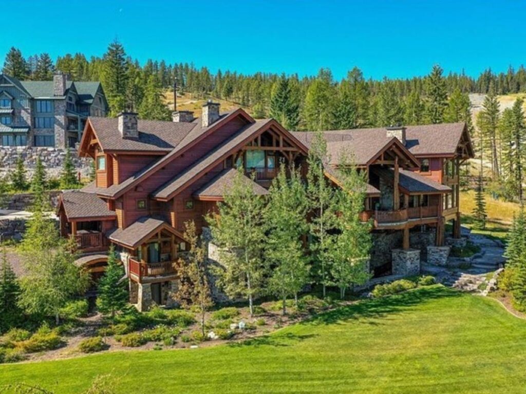 Summer scenery from Whitefish Mountain Resort in Montana