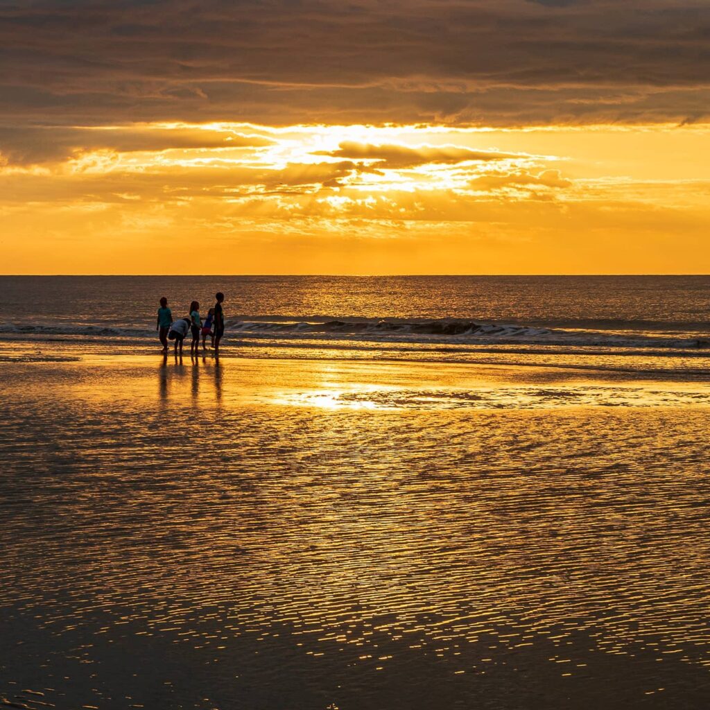 Sunset at Coligny Beach Park