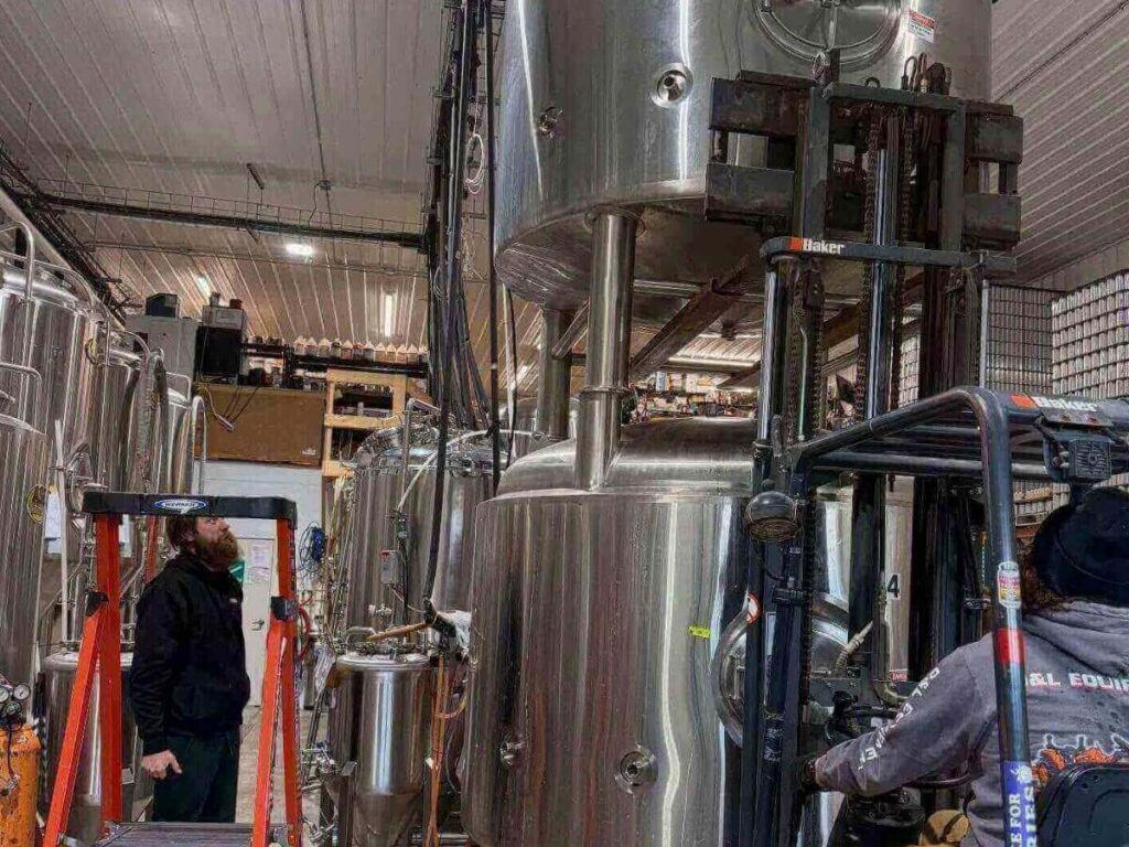 Local brewery in Fairbanks, Alaska with relaxed atmosphere.