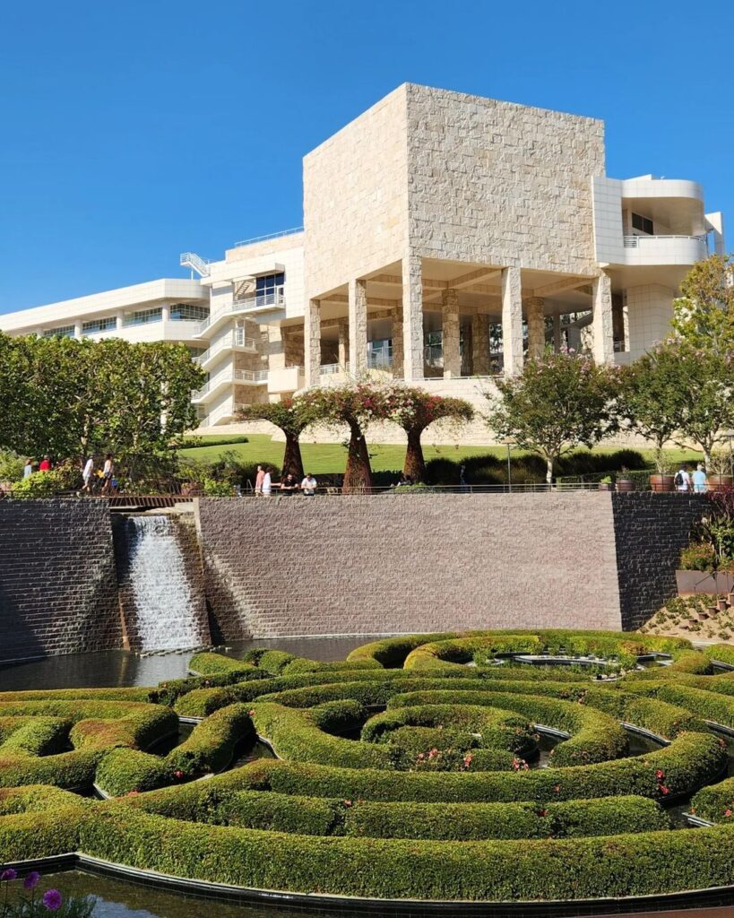 Getty Center courtyard