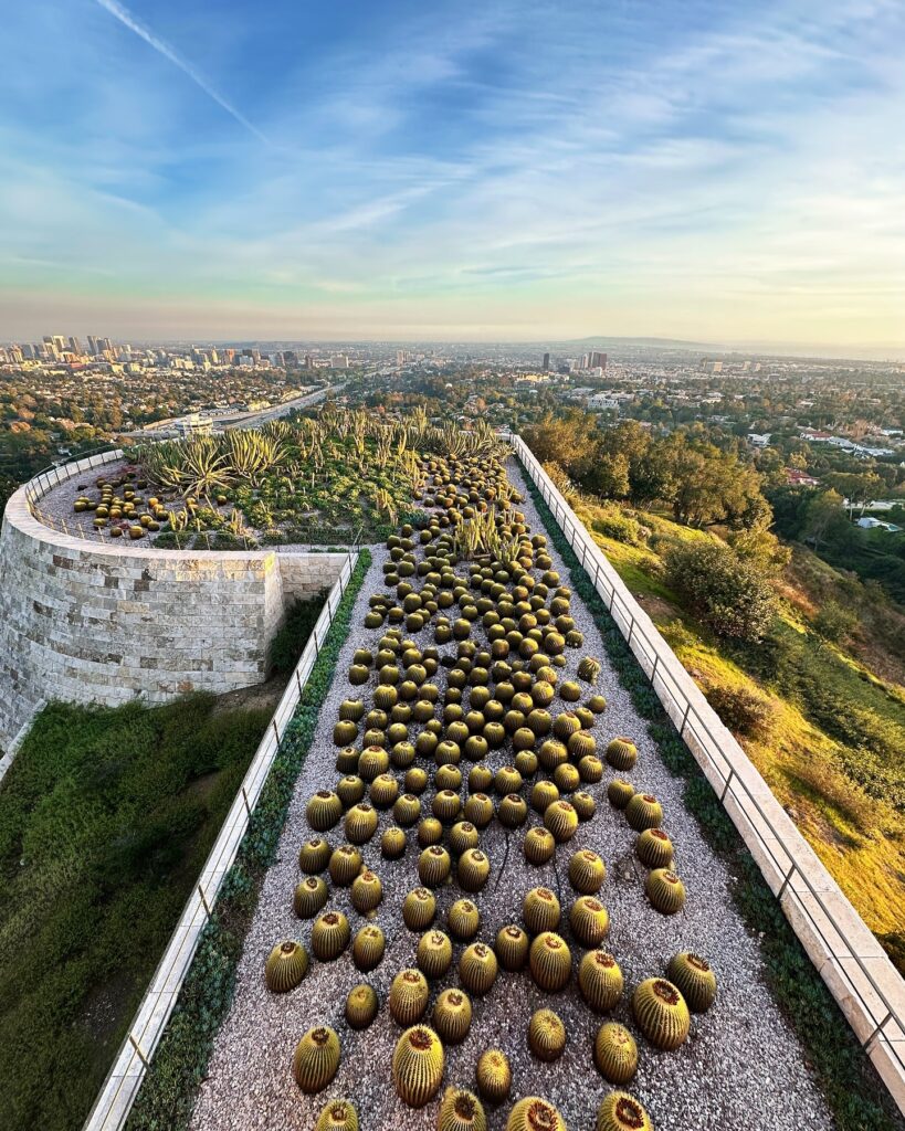 Getty Center ariel view
