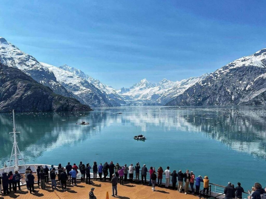 Trail leading to Grewingk Glacier Lake across Kachemak Bay near Homer