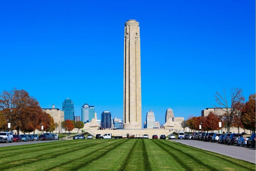 View of Kansas City from Liberty Memorial tower