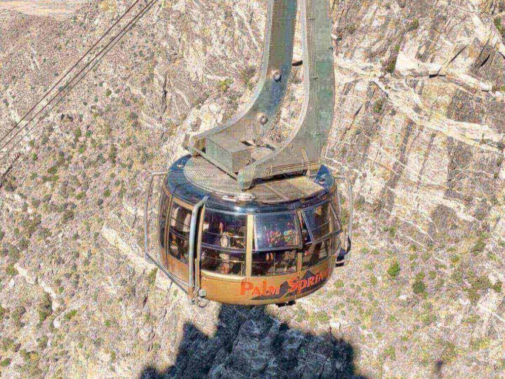 Morning views from the Palm Springs Aerial Tramway overlooking the desert