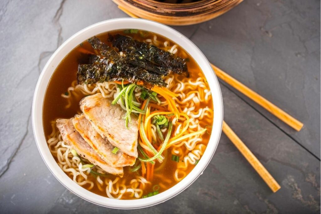 Bowl of ramen in Seattle’s International District