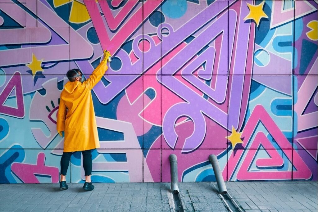 Wall Mural in Downtown Arts District Vegas