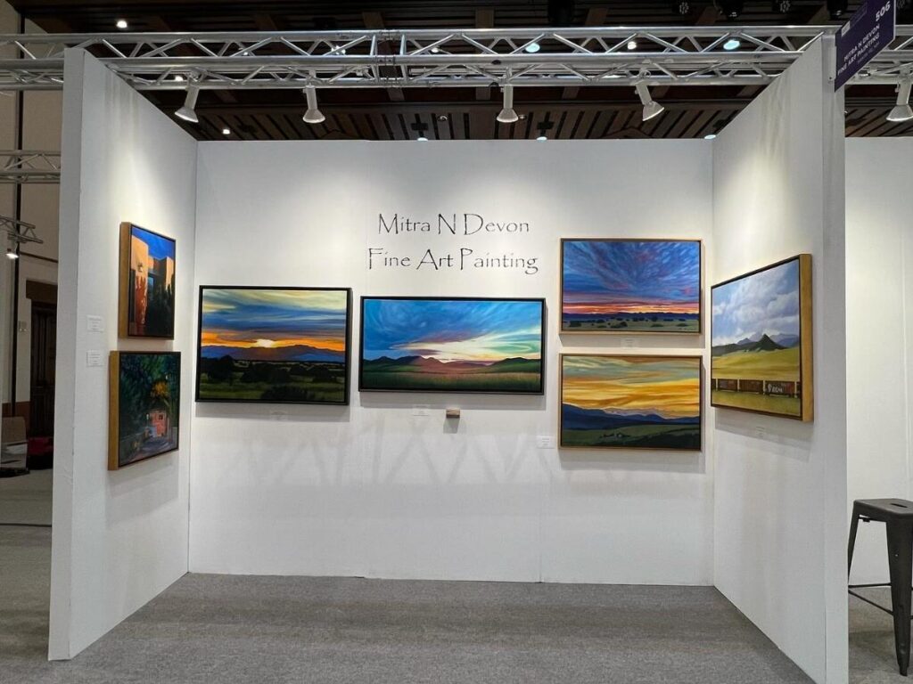 Spending time in Santa Fe art galleries over multiple days