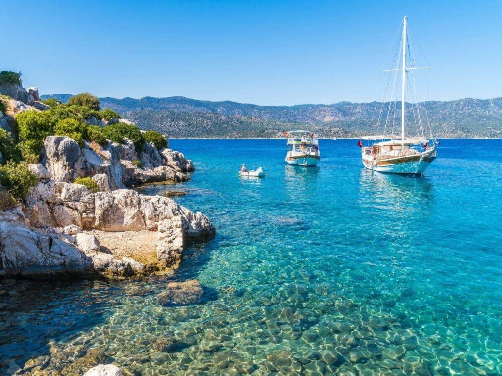 Sunrise over volcanic landscape in Hawaii Volcanoes National Park on the Big Island