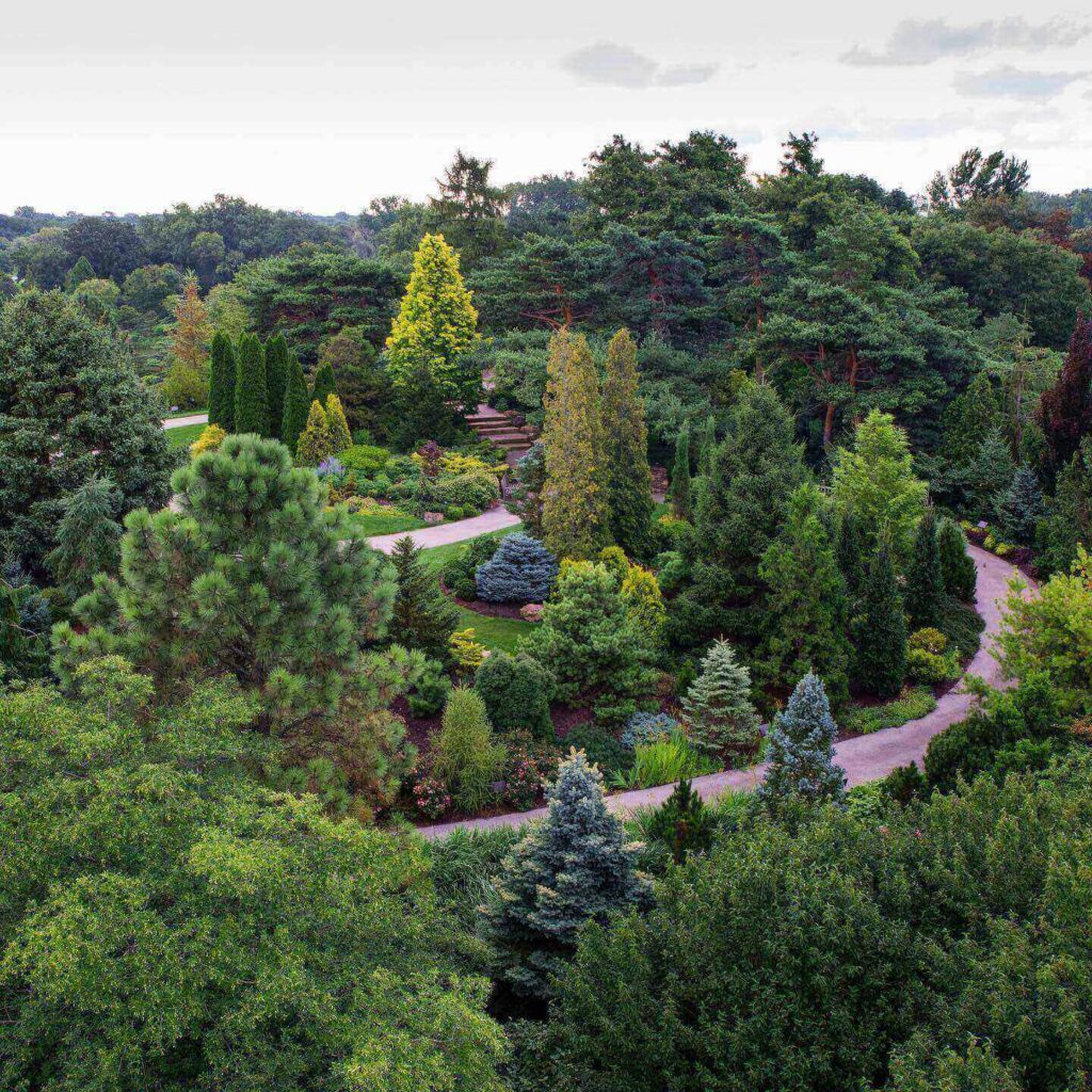 Japanese Garden at the Chicago Botanic Garden in Glencoe