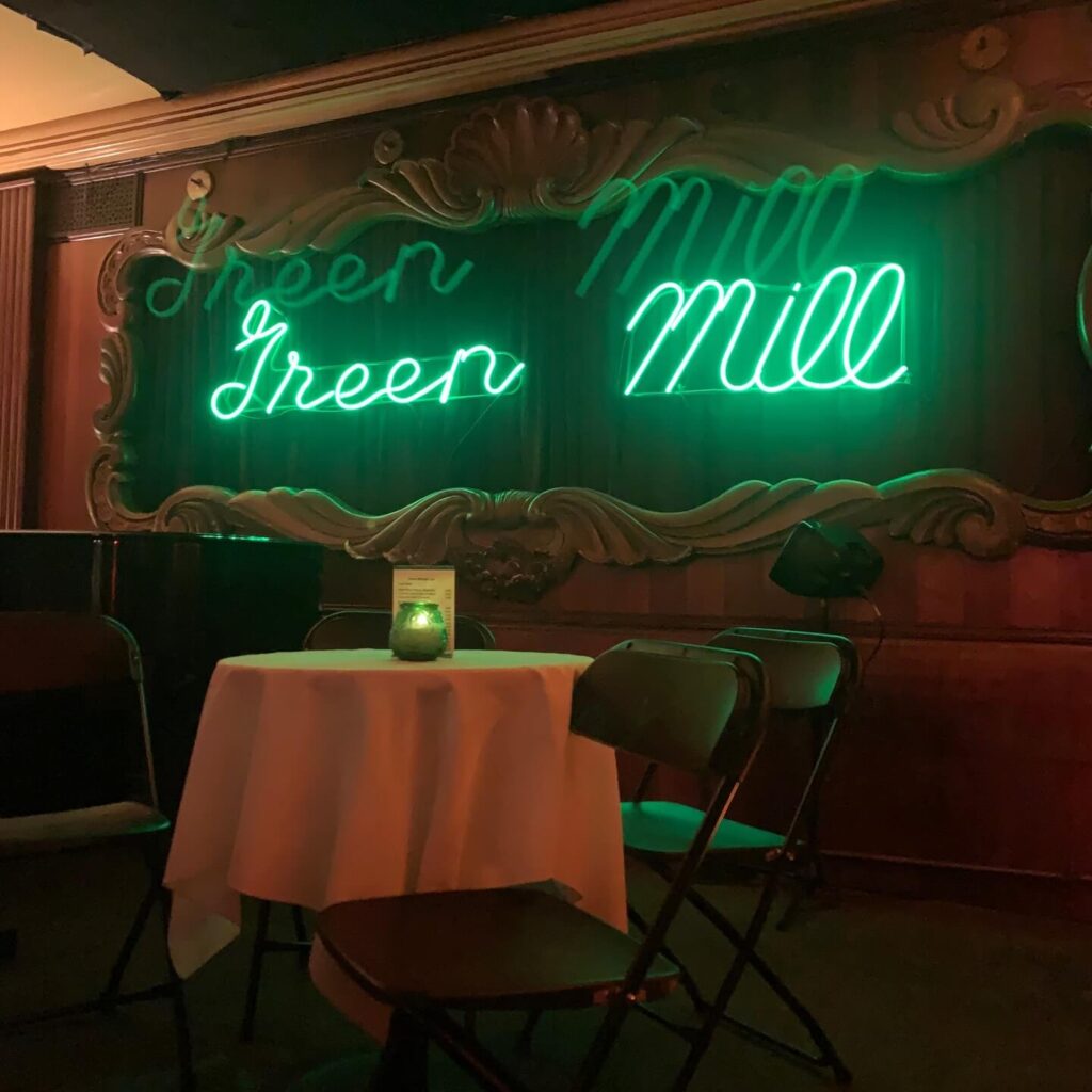 Interior of Green Mill Jazz Club in Chicago