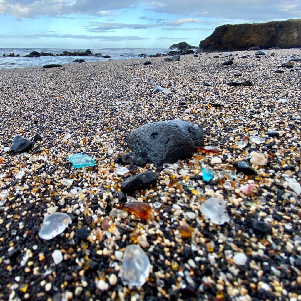 Glass Beach Kauai, hawaii