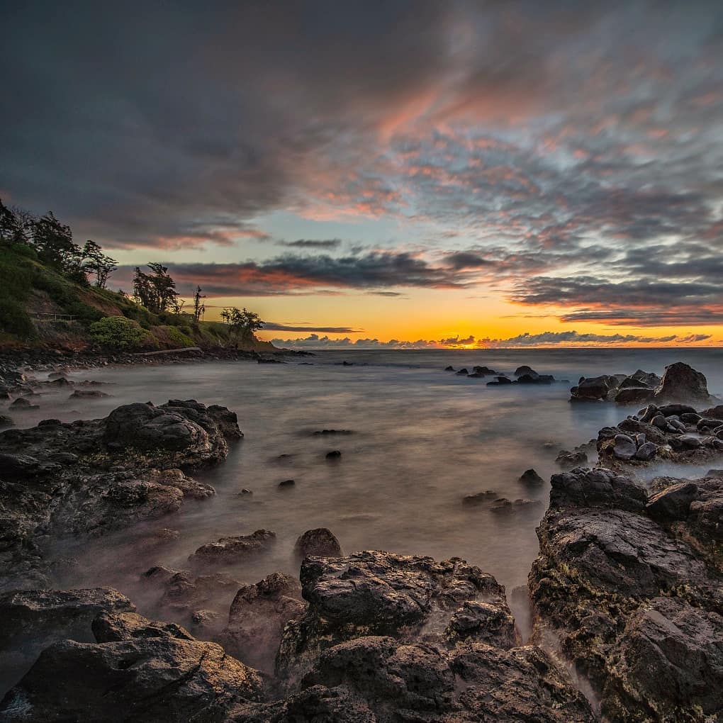 sunrise at Kealia Beach, East Kauai