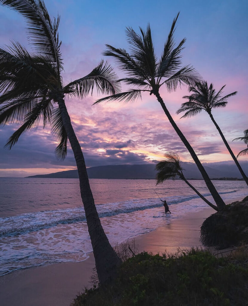 Sunset at at Kamaʻole Beach II