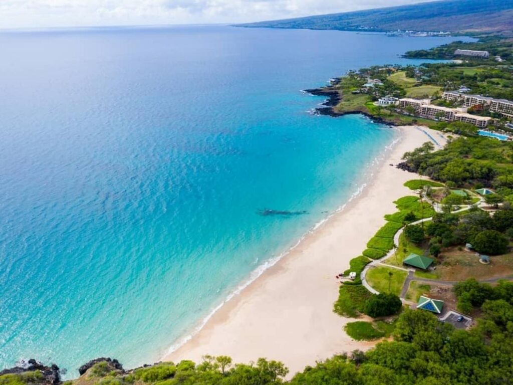 Quiet sunrise at a beach in Kona on the Big Island