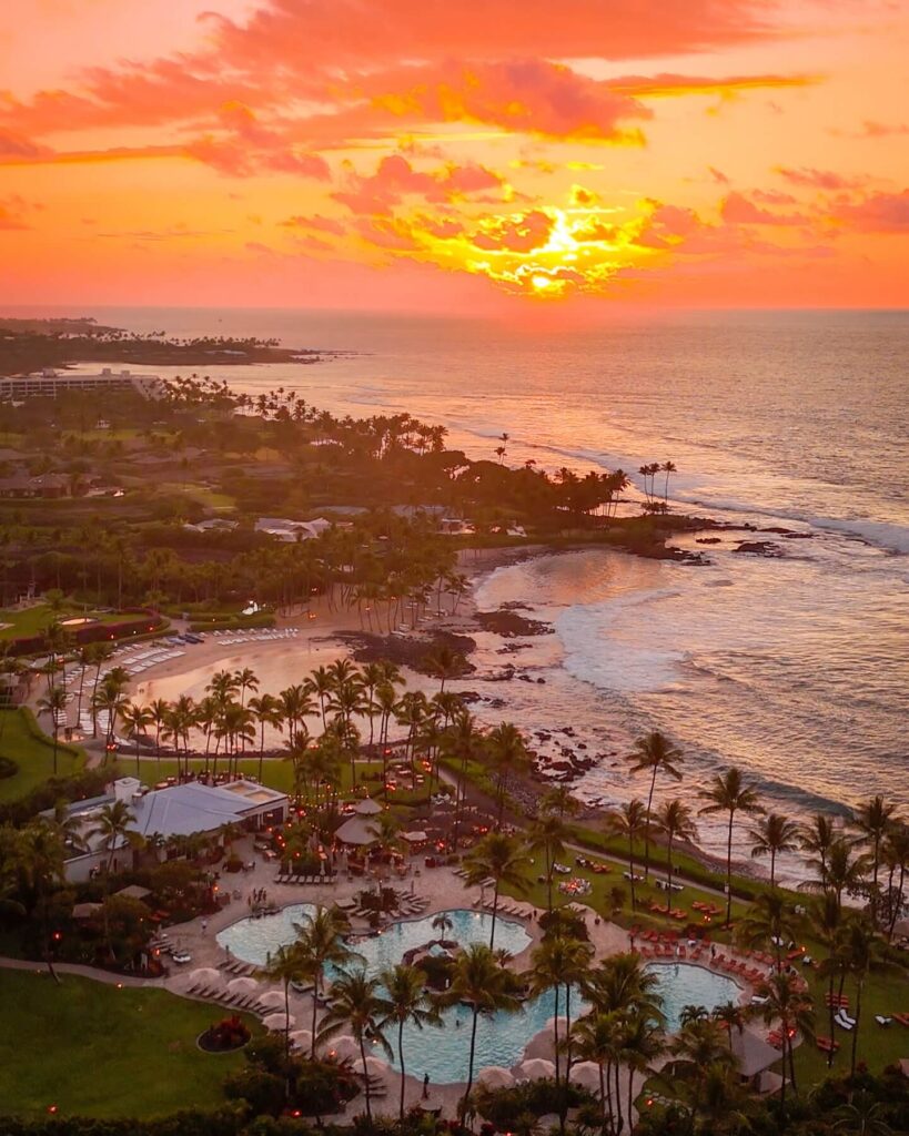 Ocean views along the Kona Coast on Hawaii's Big Island